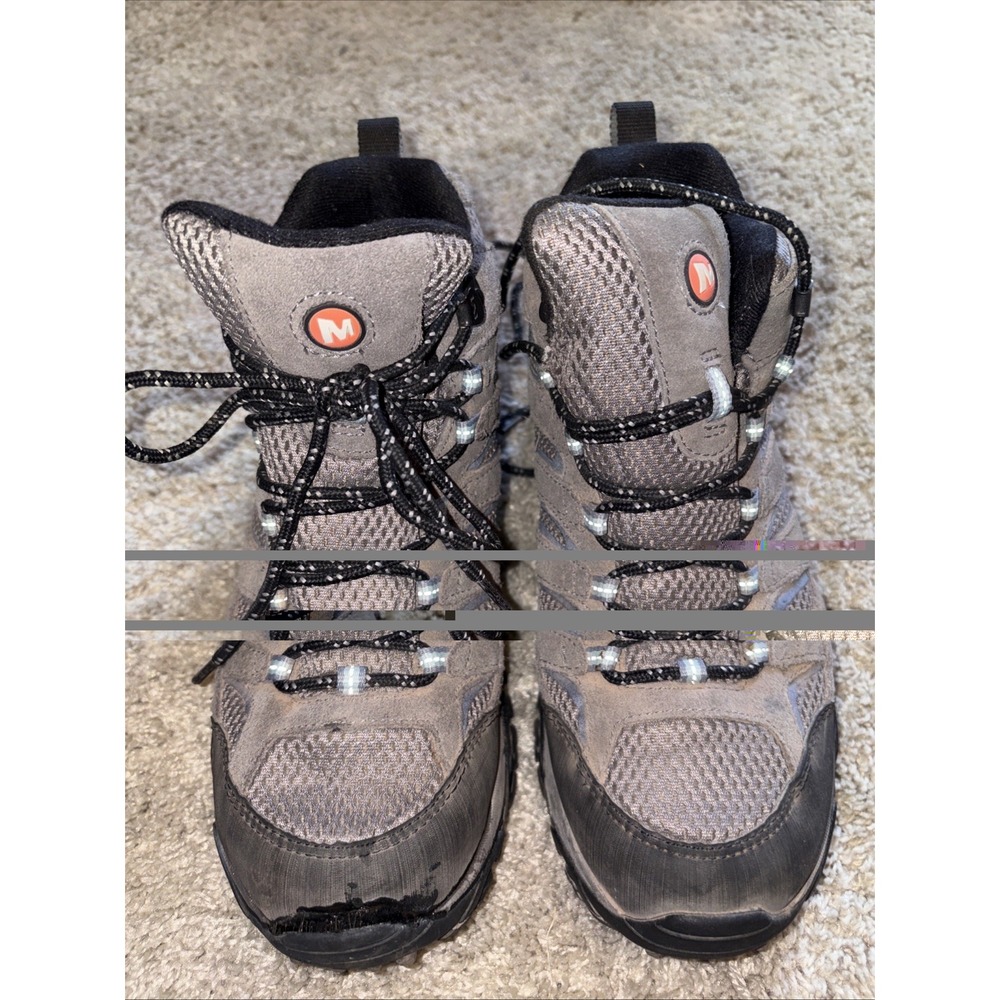 Merrell Women Moab 2 Mid Waterproof Hiking Trail Boots Granite Size 9.5 W J06054 - Picture 4 of 7